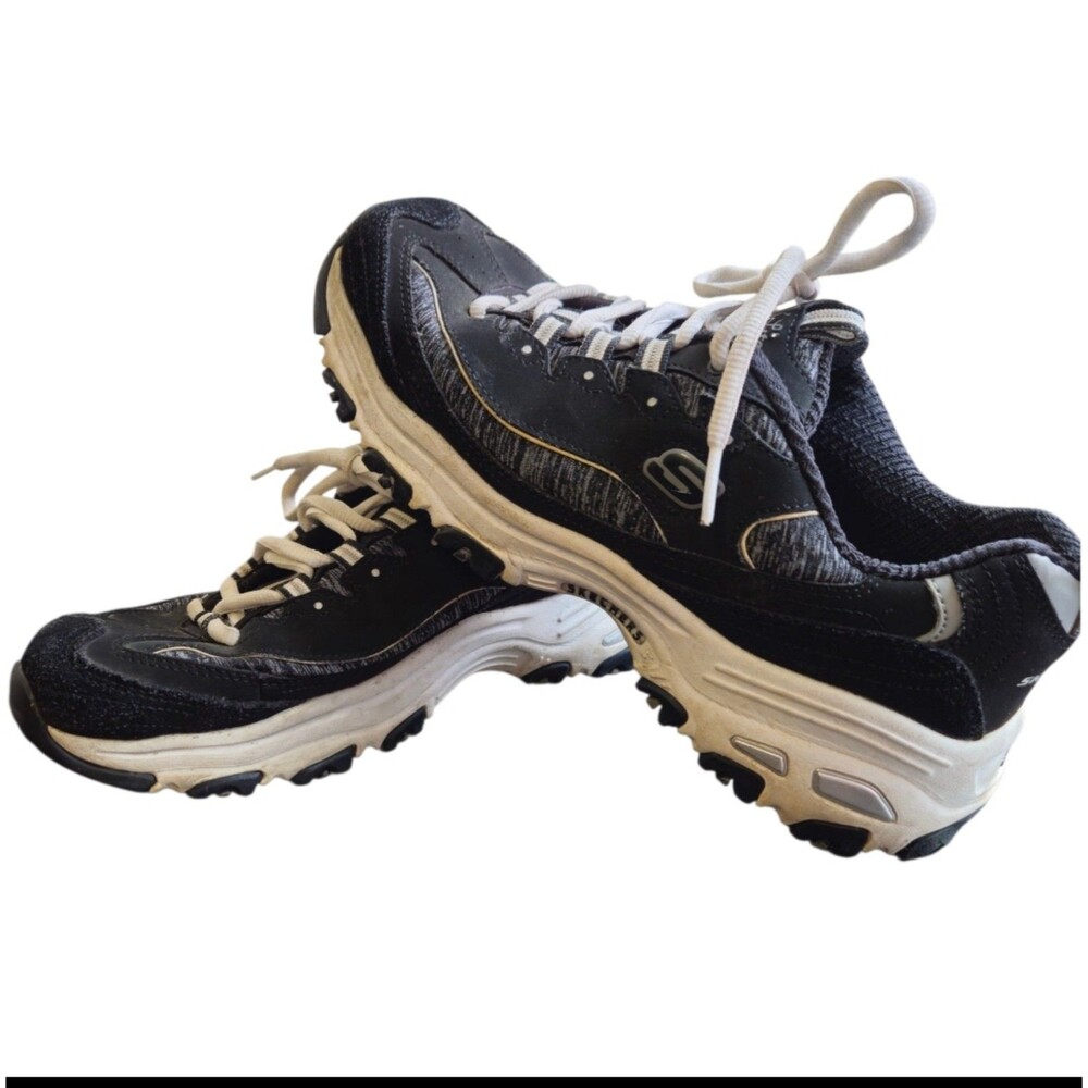 Skechers D'Lites Chunky Sneakers 11936w Memory Foam Air Cooling Women 8.5